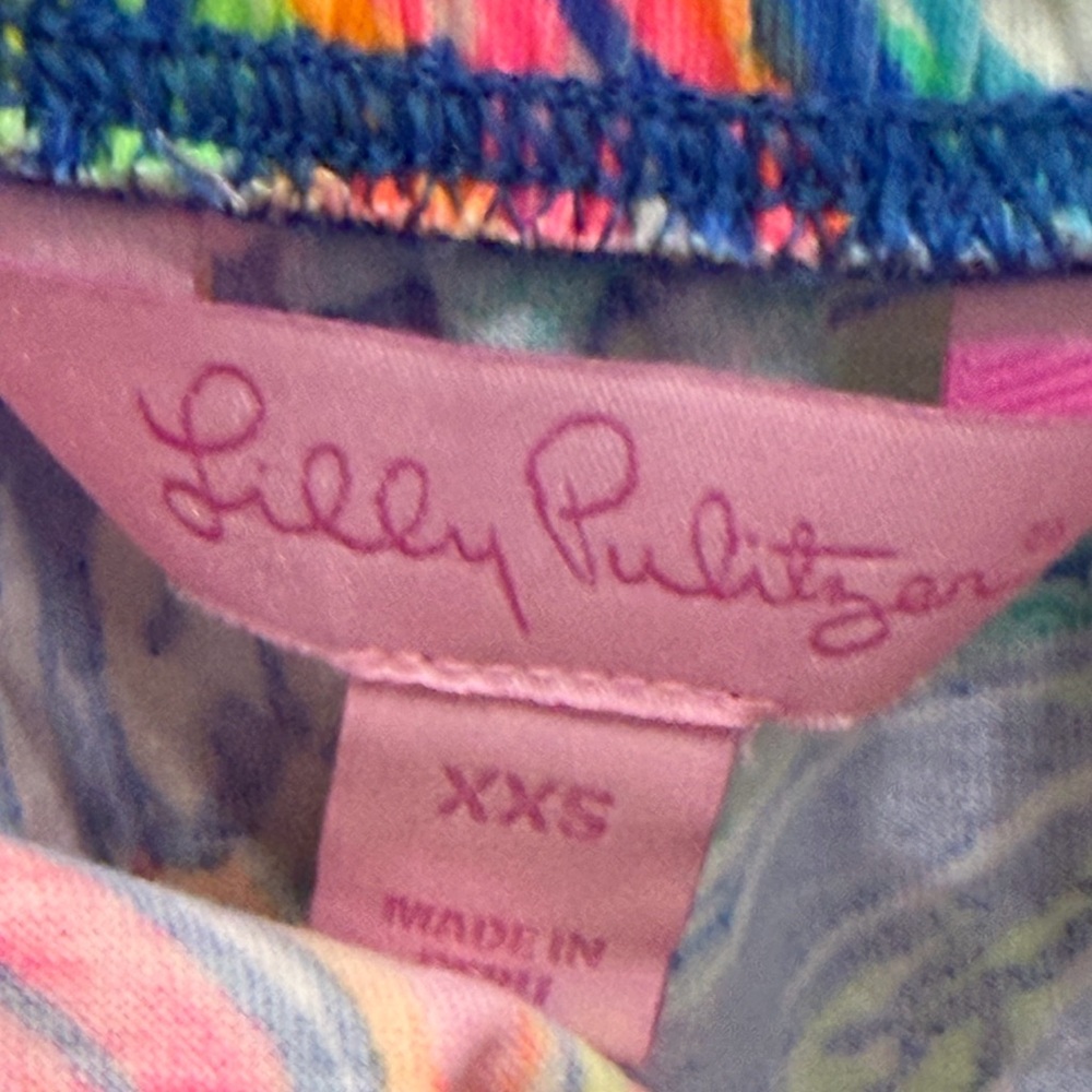 Lilly Pulitzer Colorful Floral Strapless Dress XXS - Picture 3 of 3